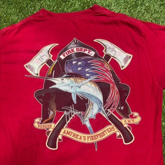 Fire‎ Dept x Marlin Graphic Tee (L) - Picture 2 of 4